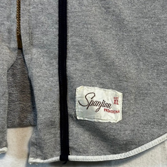 Little League Baseball Jersey Gray Boy XL Full Zip Patch Number 15 Cotton - Picture 2 of 7